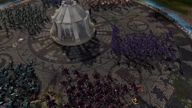 Armies converge